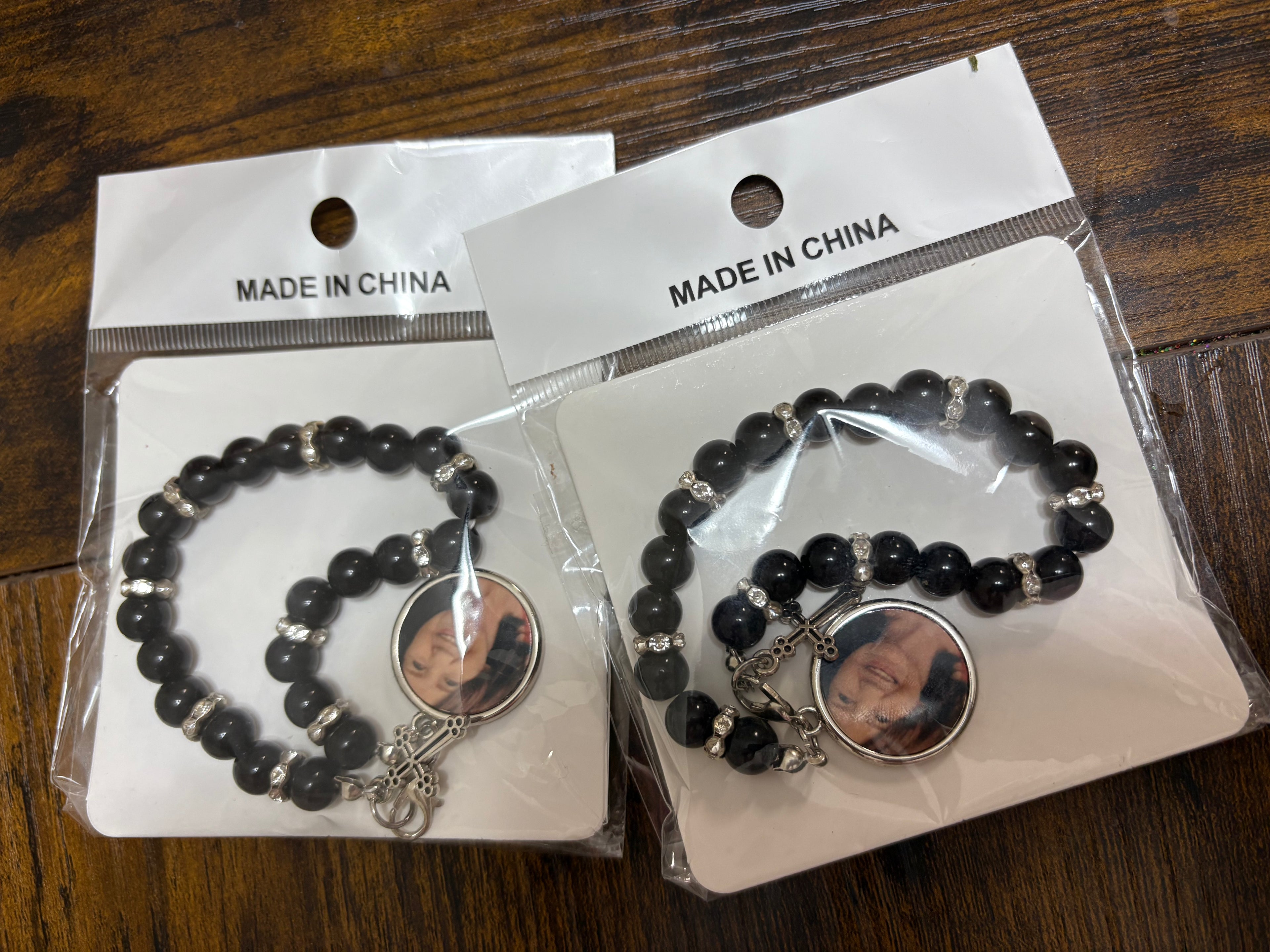 Custom rosary bracelet