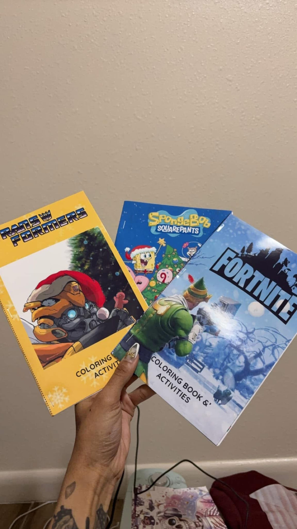 Custom coloring book