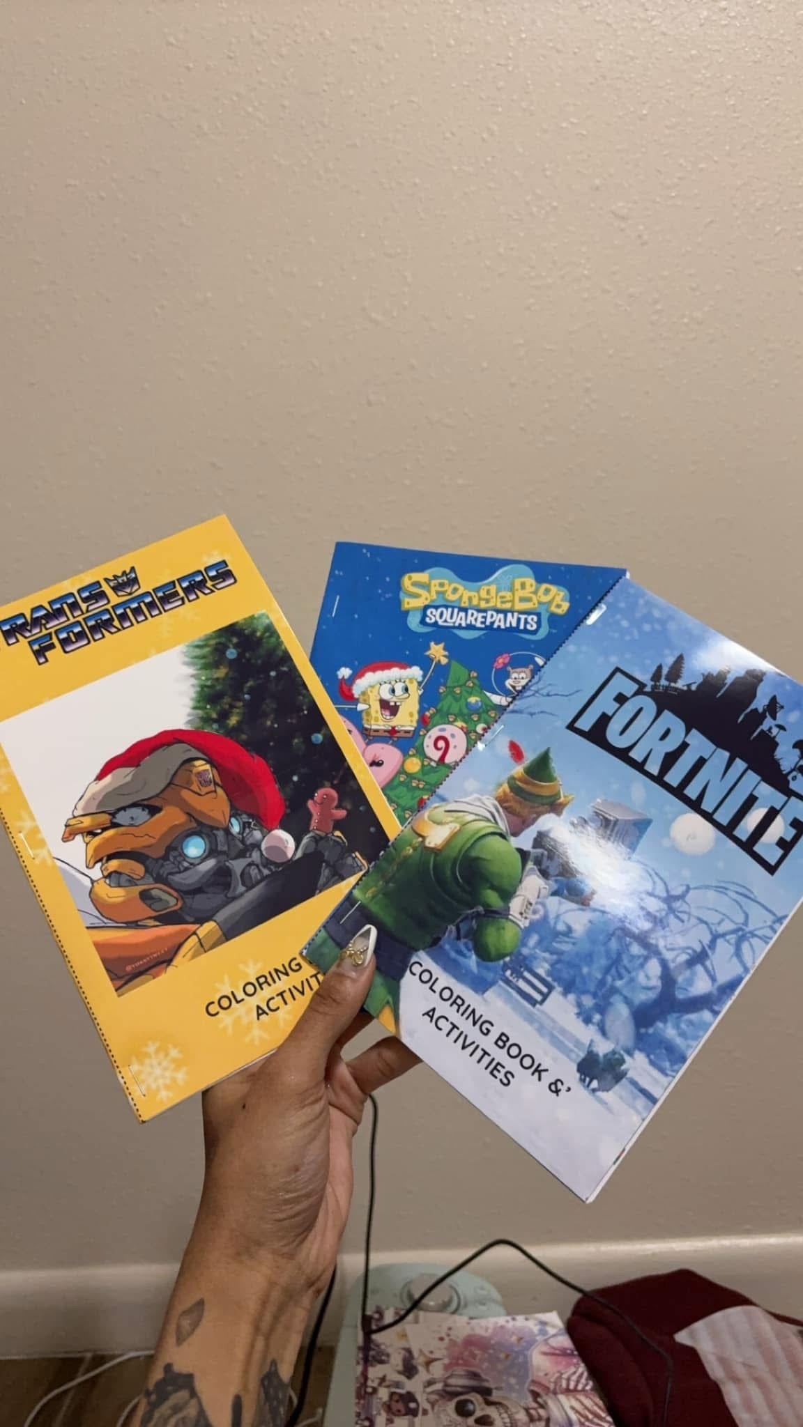 Custom coloring book