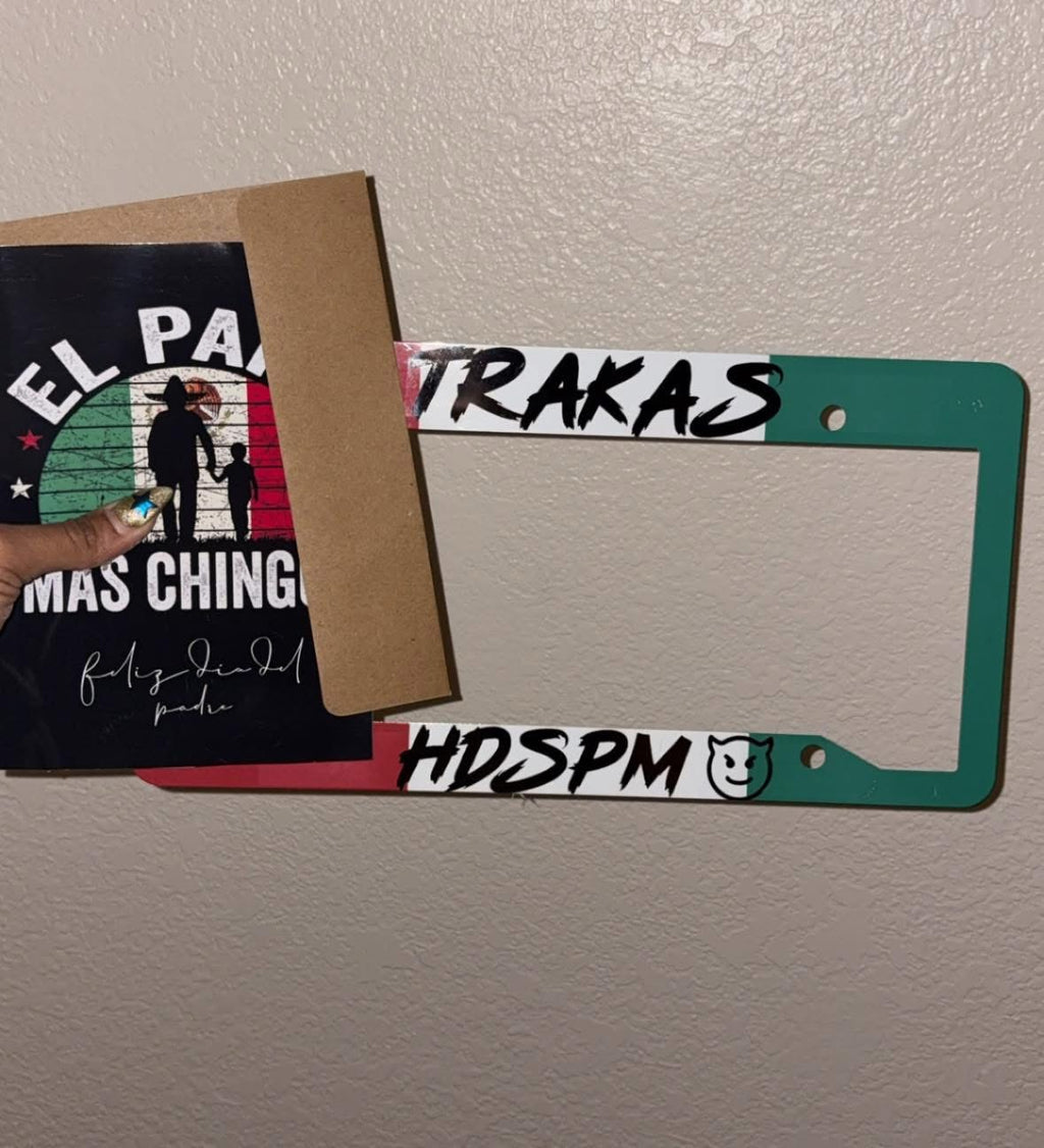 Custom license plate