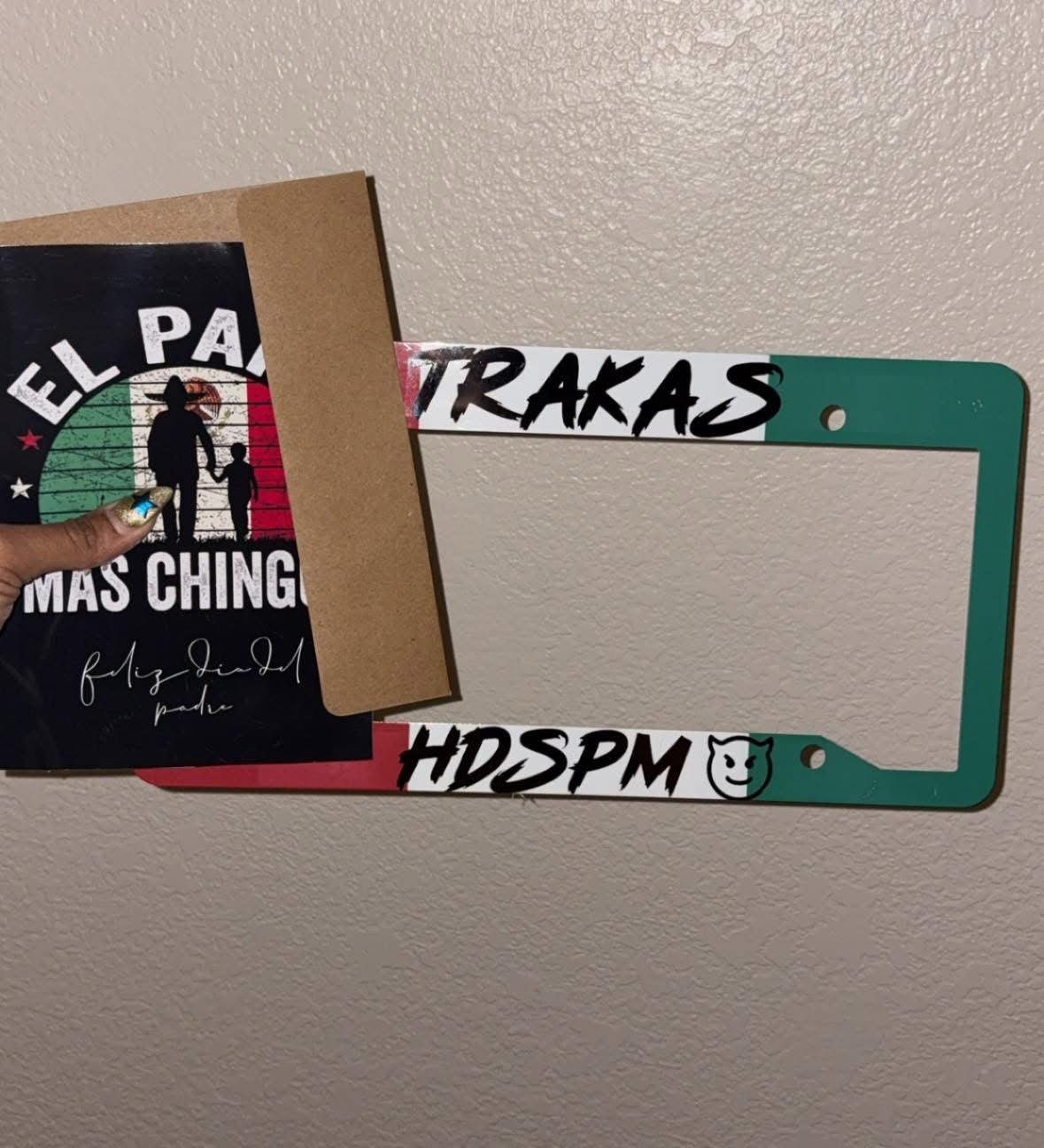Custom license plate