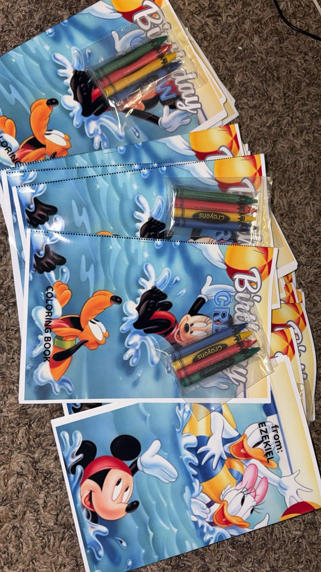 Custom coloring book